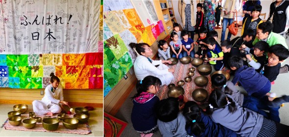東日本大震災で被災した岩手県では子どもたちにワークショップを開催